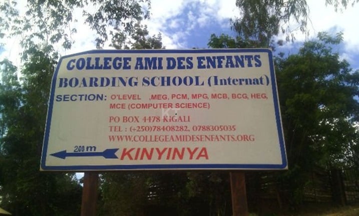 College Amis Des enfants iherereye i Kinyinya.