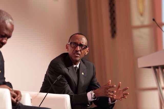 Perezida Kagame atanga ikiganiro mu nama "Global African Investment Summit" yatangiye i London kuri uyu wa mbere.