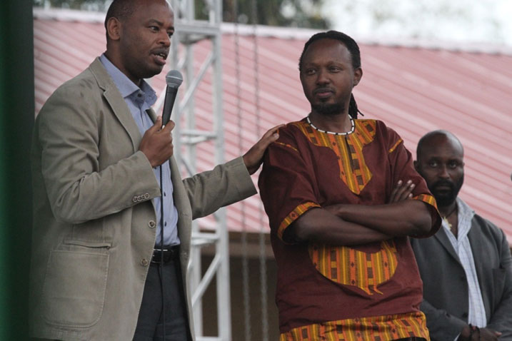 Min Nsengiyumva ashimira Murigande Jacques waje guteza imbere umuziki mu Rwanda.
