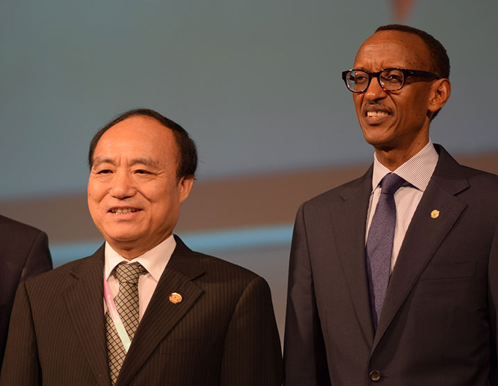 Umunyamabanga mukuru mushya wa ITU ari kumwe na Perezida wa Repubulika y'u Rwanda, Paul Kagame.