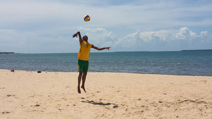 Ikipe y'u Rwanda yegukanye igikombe cya Zone 5 muri Beach Volley.