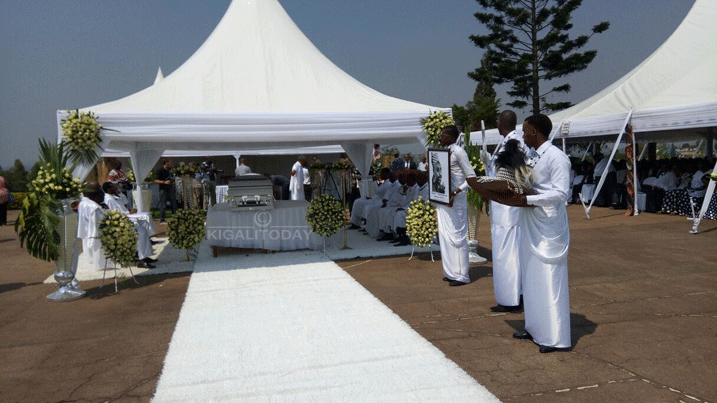 Misa yo kumusabira iratangiye irimo kubera mu Rukari i Nyanza mu Ntara y'Amajyepfo