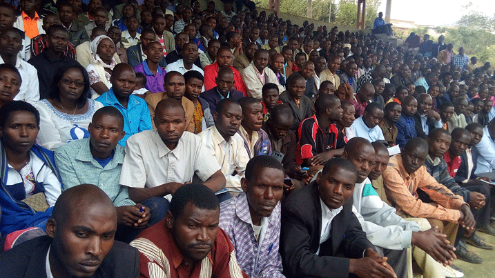 Abayobozi batandukanye bo mu Karere ka Burera bari muri iyi nama