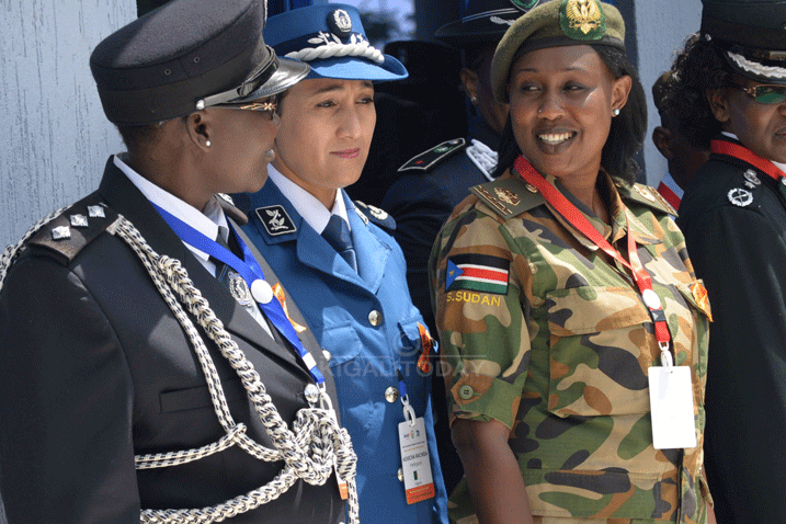 Iyi nama yitabiriwe n'abagore bashinzwe umutekano baturutse mu bihugu bitandukanye byo mu Karere