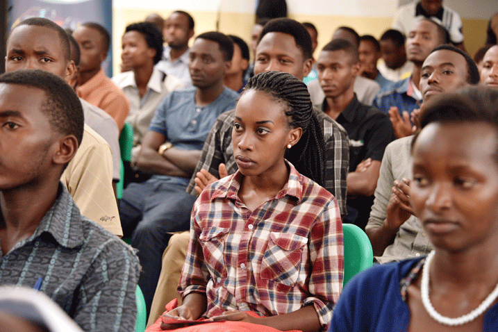 Urubyiruko rwitabiriye uyu muhango