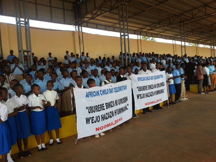 Abana batanze ubutumwa butandukanye busaba ko uburenganzira bwabo bwubahirizwa.