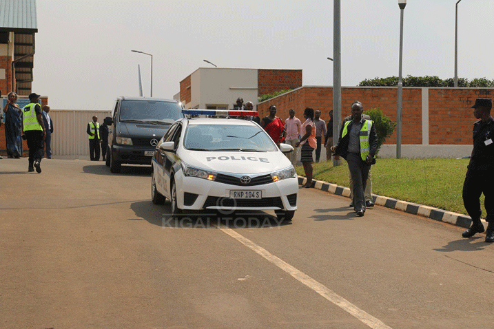 Umugogo wa Kigeli waherekejwe mu cyubahiro na Polisi y'igihugu