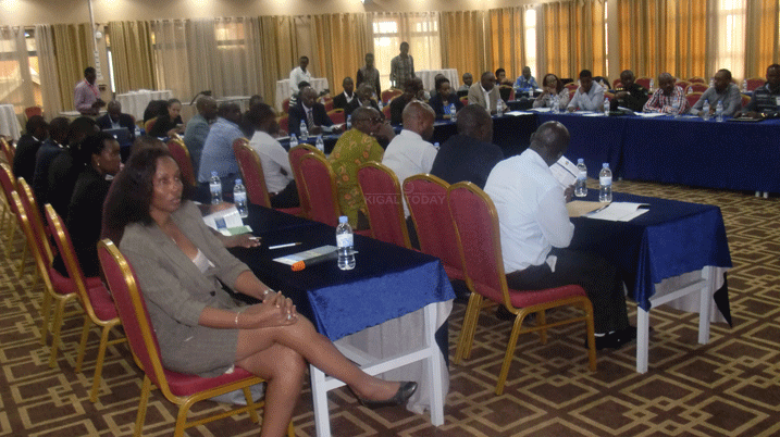 Uyu muhango witabiriwe n'abanyamategeko baturutse mu bigo bitandukanye