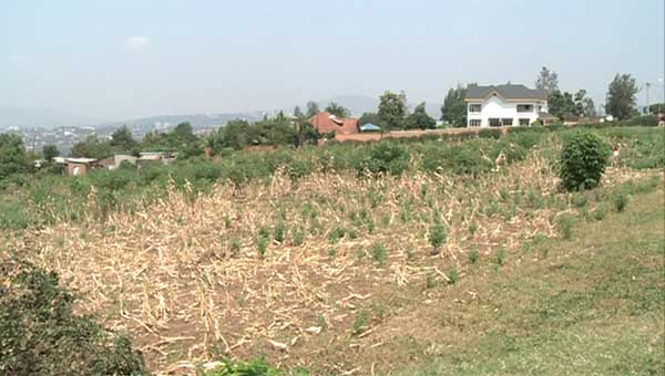 Muri Kigali hari ibibanza byinshi bitabaruwe kuri bene byo