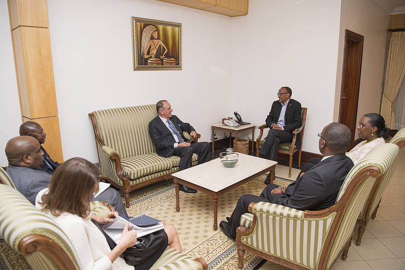 Ikiganiro bagiranye kitabiriwe n'uhagarariye UN mu Rwanda ndetse n'uhagarariye u Rwanda muri UN