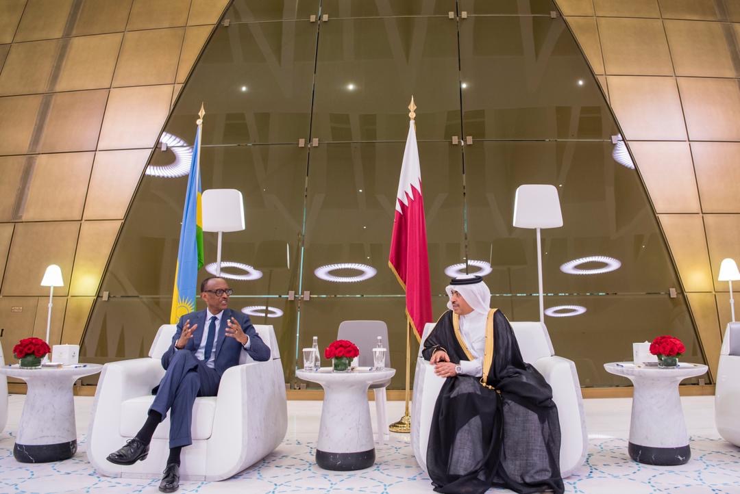 Perezida Kagame ari i Doha mu gihugu cya Qatar