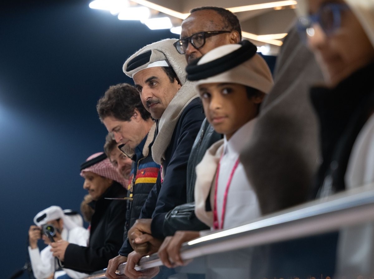 Perezida Kagame na Emir wa Qatar bakurikiye isiganwa rya Qatar Grand Prix
