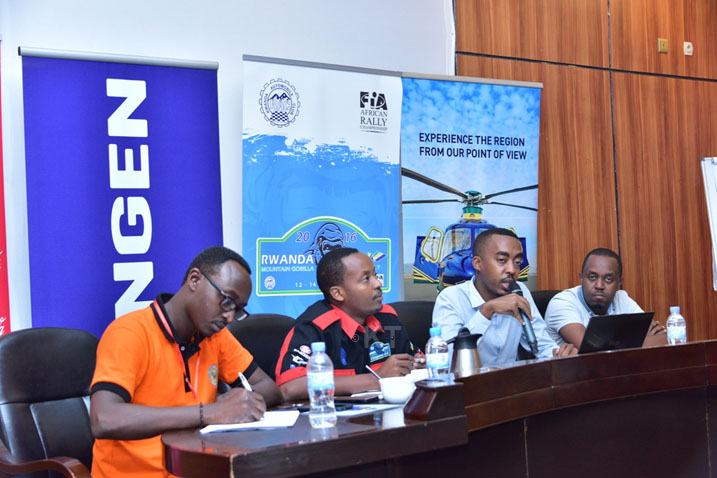 Abayobozi b'Ishyirahamwe baganiriza abanyamakuru ku isiganwa