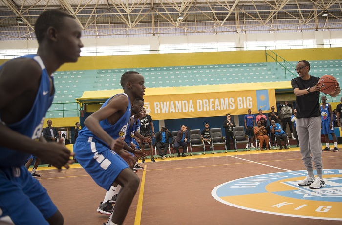 Perezida Kagame azwiho gushyigikira iterambere ry'imikino itandukanye irimo na Basketball