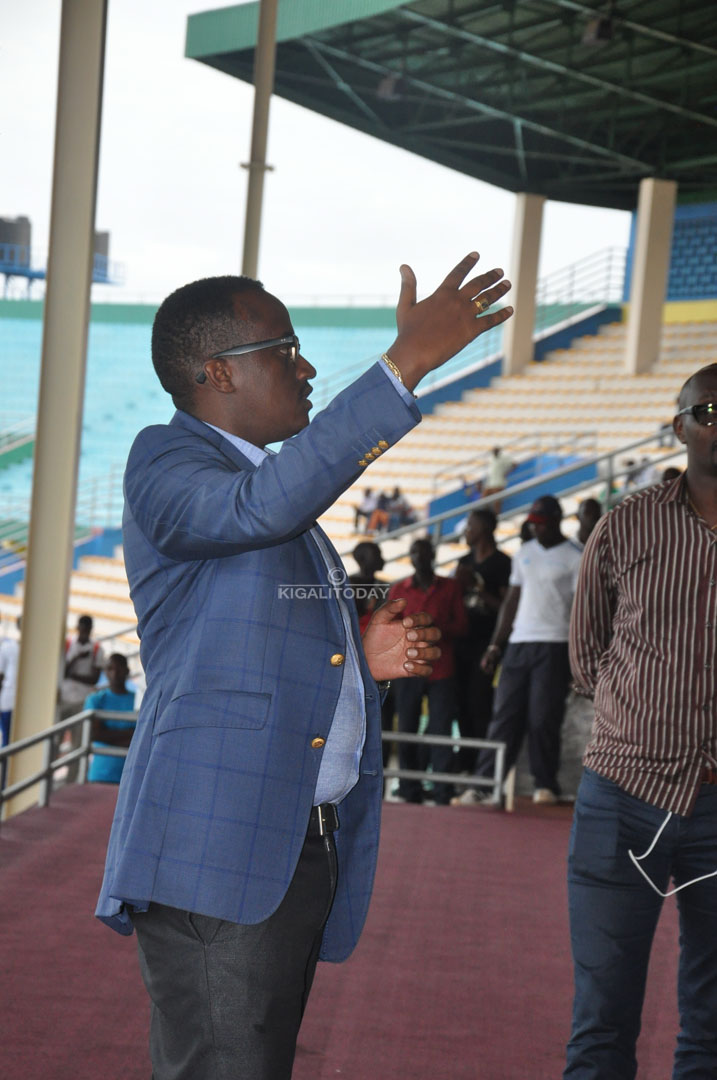 Gacinya Denis uyobora Rayon Sports Fc nawe yari yitabiriye imyitozo