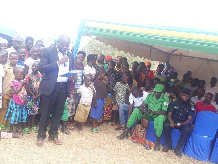 Nambaje Aphrodis umuyobozi w'akarere ka Ngoma yashimiye Polisi y'igihugu ku kubungabunga umutekano no gufasha mu iterambere ry'umuturage