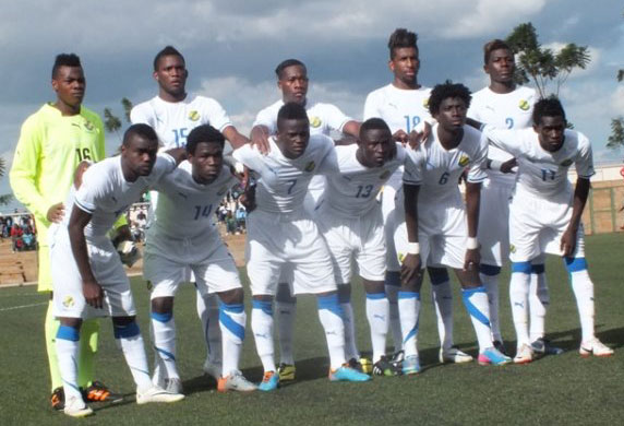 Ikipe ya Gabon yabanje mu kibuga.