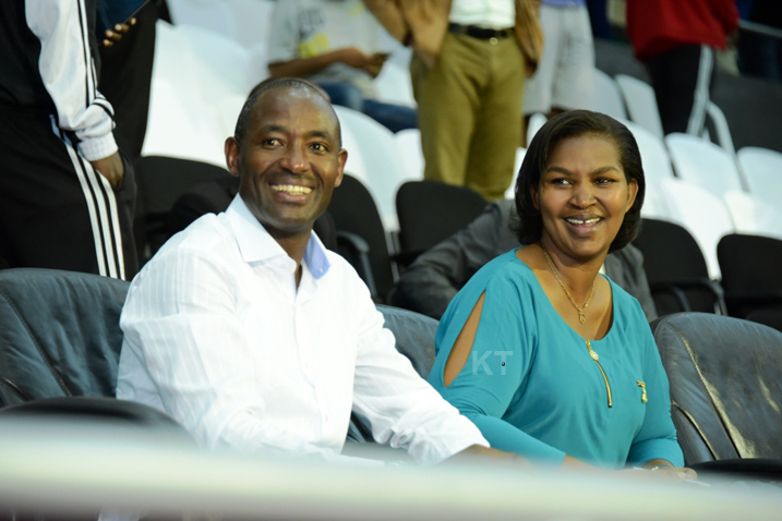 Gen Mubaraka Muganga na we yitabiriye uyu mukino anagaragaza ko yishimiye kuba igikombe gisigaye mu Rwanda