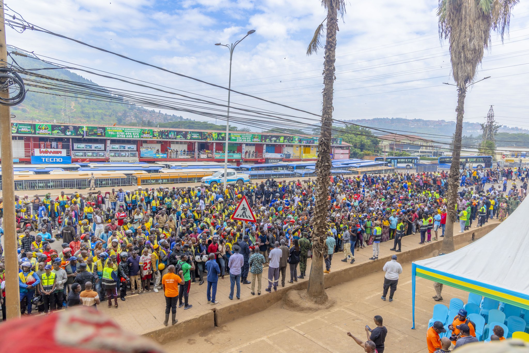 Abitabiriye umuganda wakorewe i Nyabugogo na bo bibukijwe kugira isuku umuco