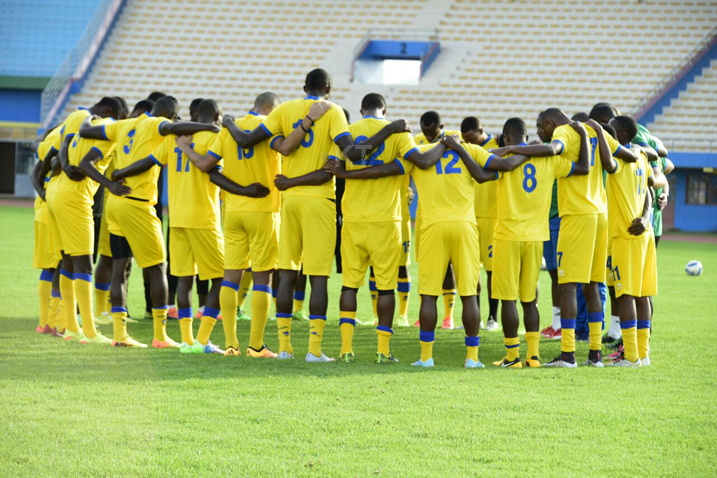 Amavubi yari amaze iminsi akora imyitozo kuri Stade Amahoro