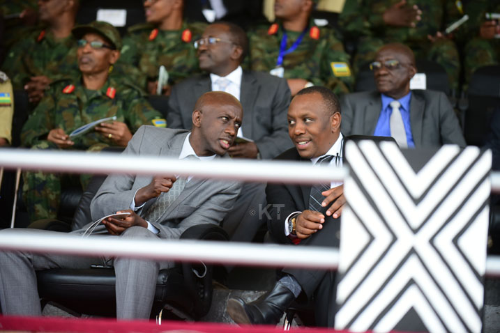 Hari abayobozi mu nzego zitandukanye barimo na Minisitiri w'Ubutegetsi bw'Igihugu, Francis Kaboneka.