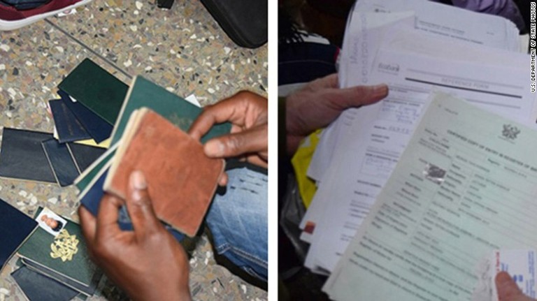 Bimwe mu byangombwa iyo ambasade y'Amerika ya baringa yatangaga 