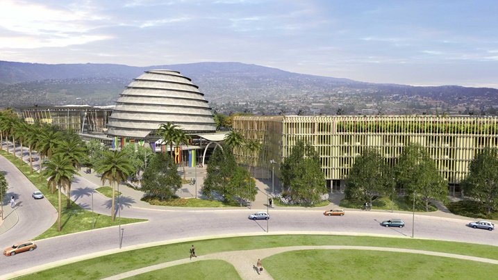 Convention Center mu nyubako za mbere mu Rwanda zizaba intangarugero mu gukoresha neza umutungo kamere w