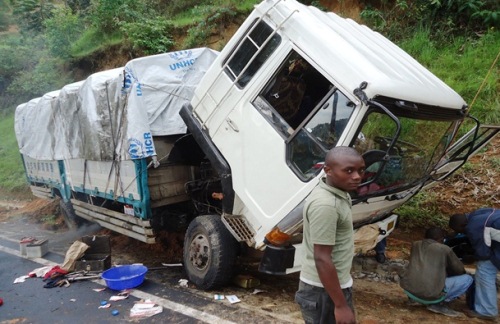 iyi FUSO ntiyangiritse bikomeye, kimwe n'abari bayirimo.