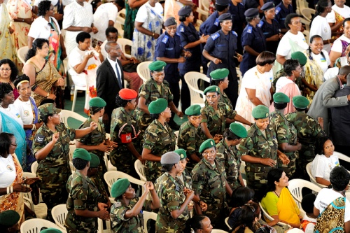 Mu bagiranye ibiganiro na Perezida harimo n'inzego za Polisi na Gisirikare.