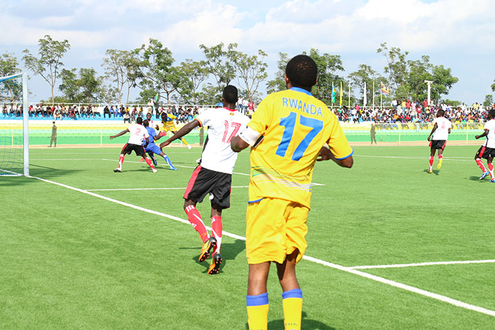 Itangishaka Blaise atsinda igitego cya mbere n'umutwe