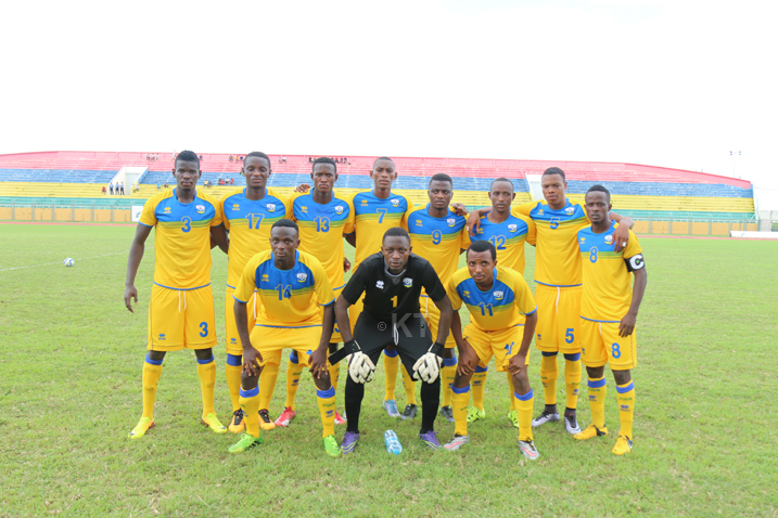 Amavubi yari yabanje ubwo bakinaga n