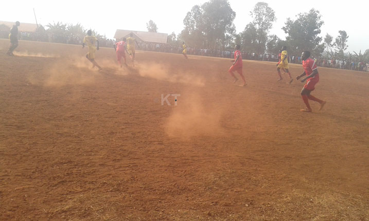 Ikibuga cya Kirehe cyuzuyemo ivumbi ryinshi