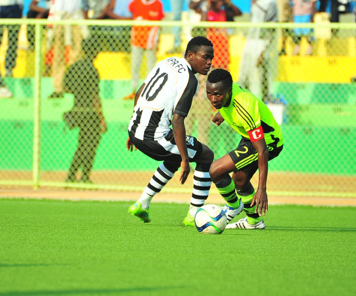 Jean de Dieu Uwineza Kapiteni wa Gicumbi, ku mukino banganyije na APR Fc 1-1