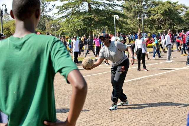 Madame Jeannette Kagame muri Siporo 