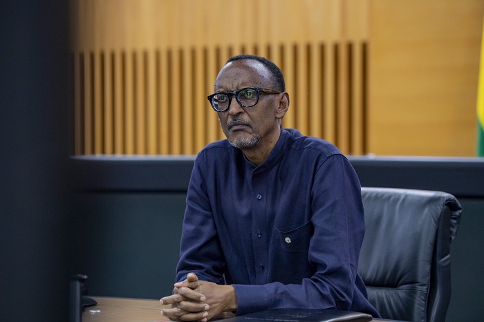 Perezida Paul Kagame ubwo yitabiraga uwo muhango
