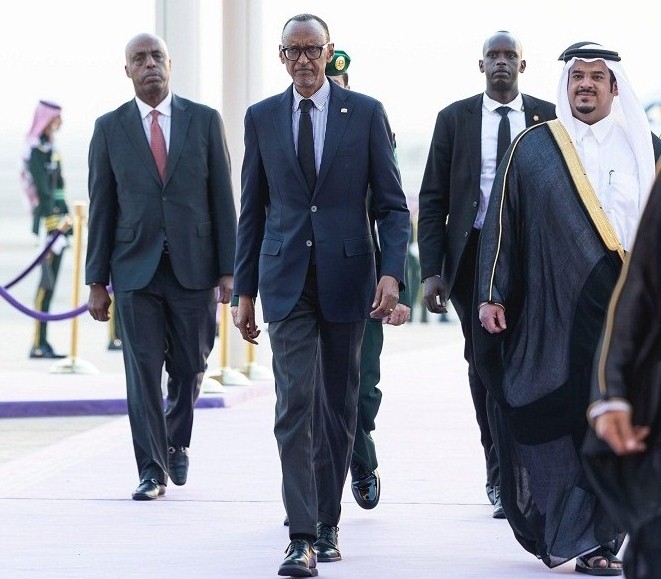 Ubwo Perezida Kagame yageraga i Riyadh