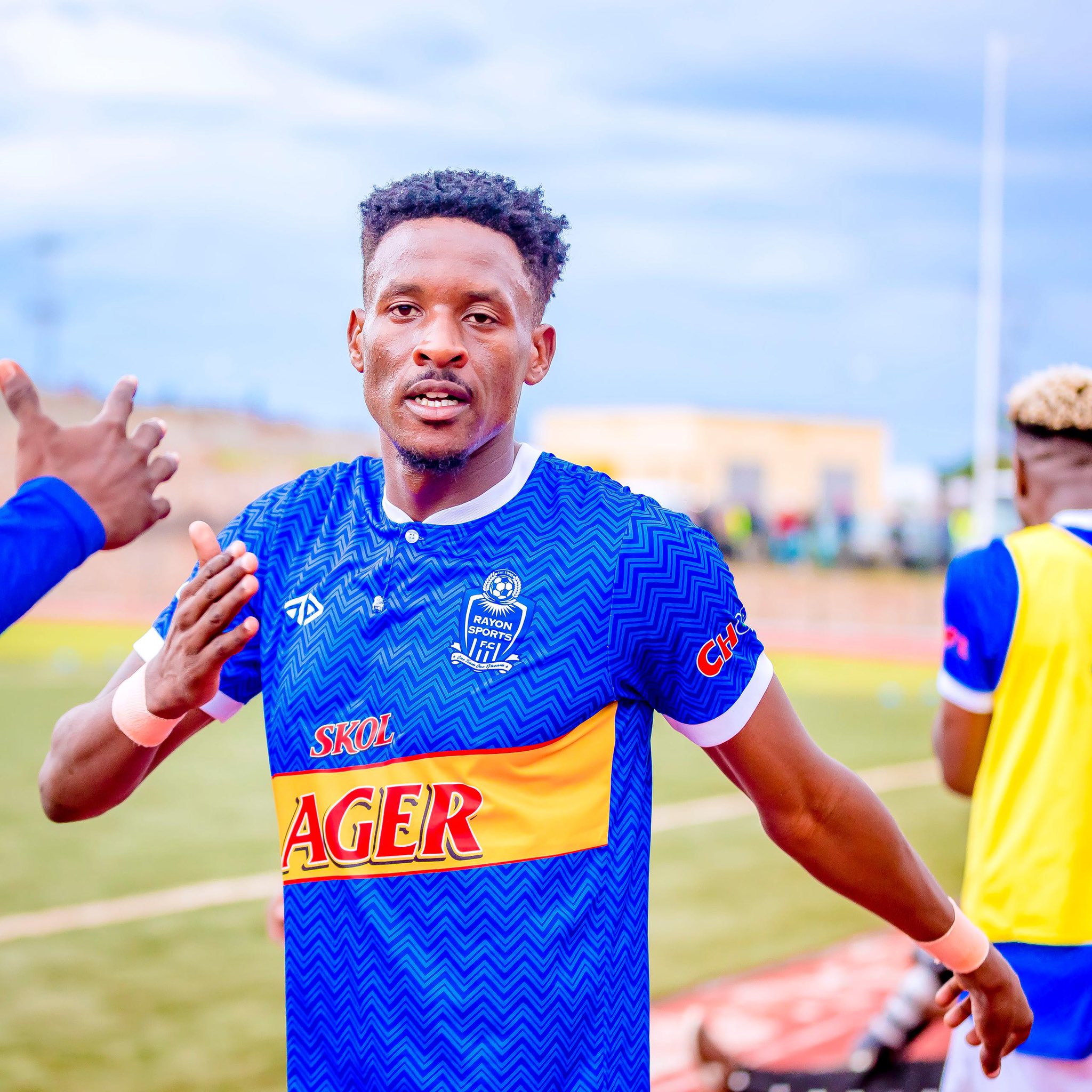 Biramahire Abeddy yishimira igitego cyiza yatsinze 