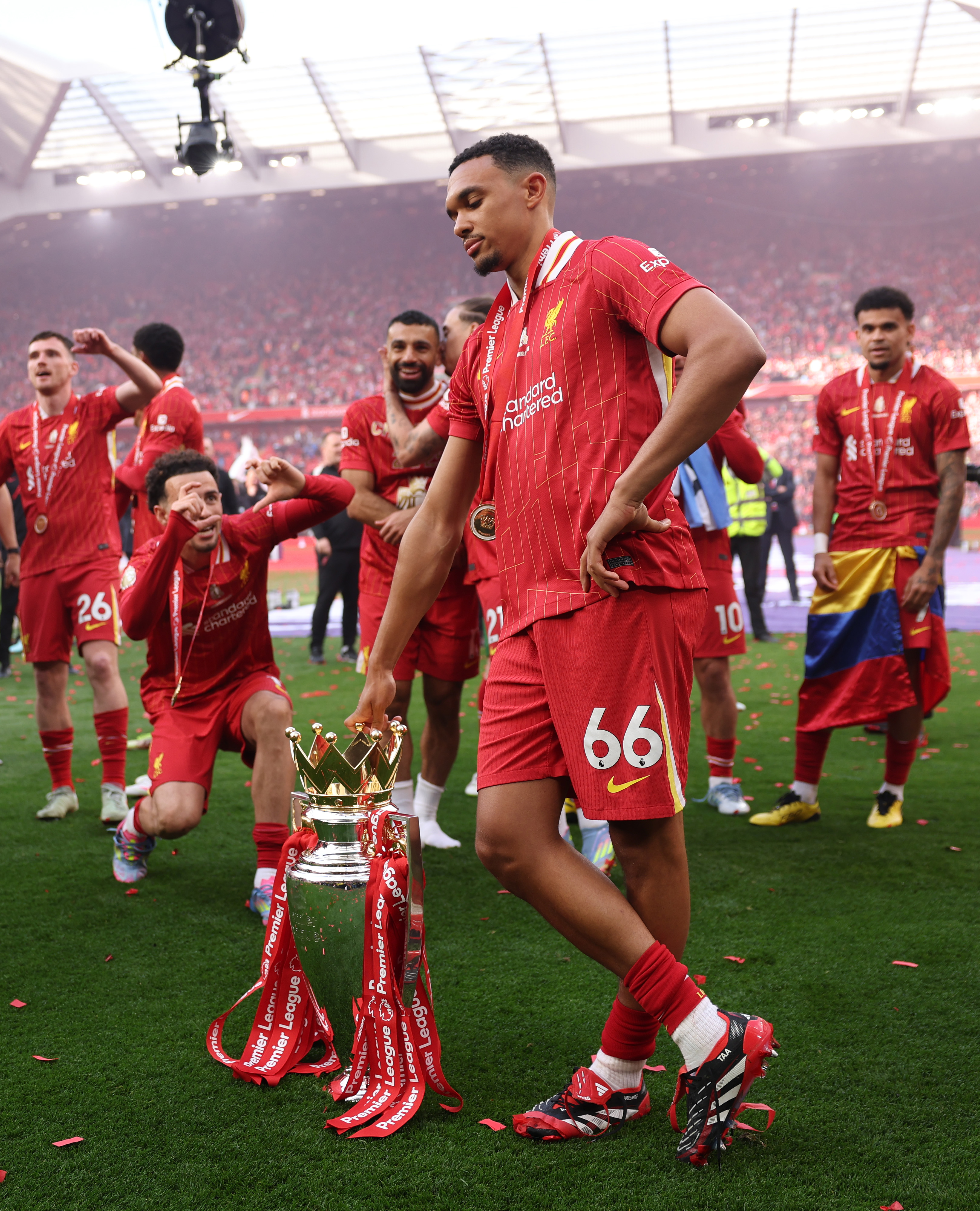 Trent Alexander-Arnold yakinaga umukino wa nyuma muri Liverpool nyuma y'imyaka 20 yari ayimazemo