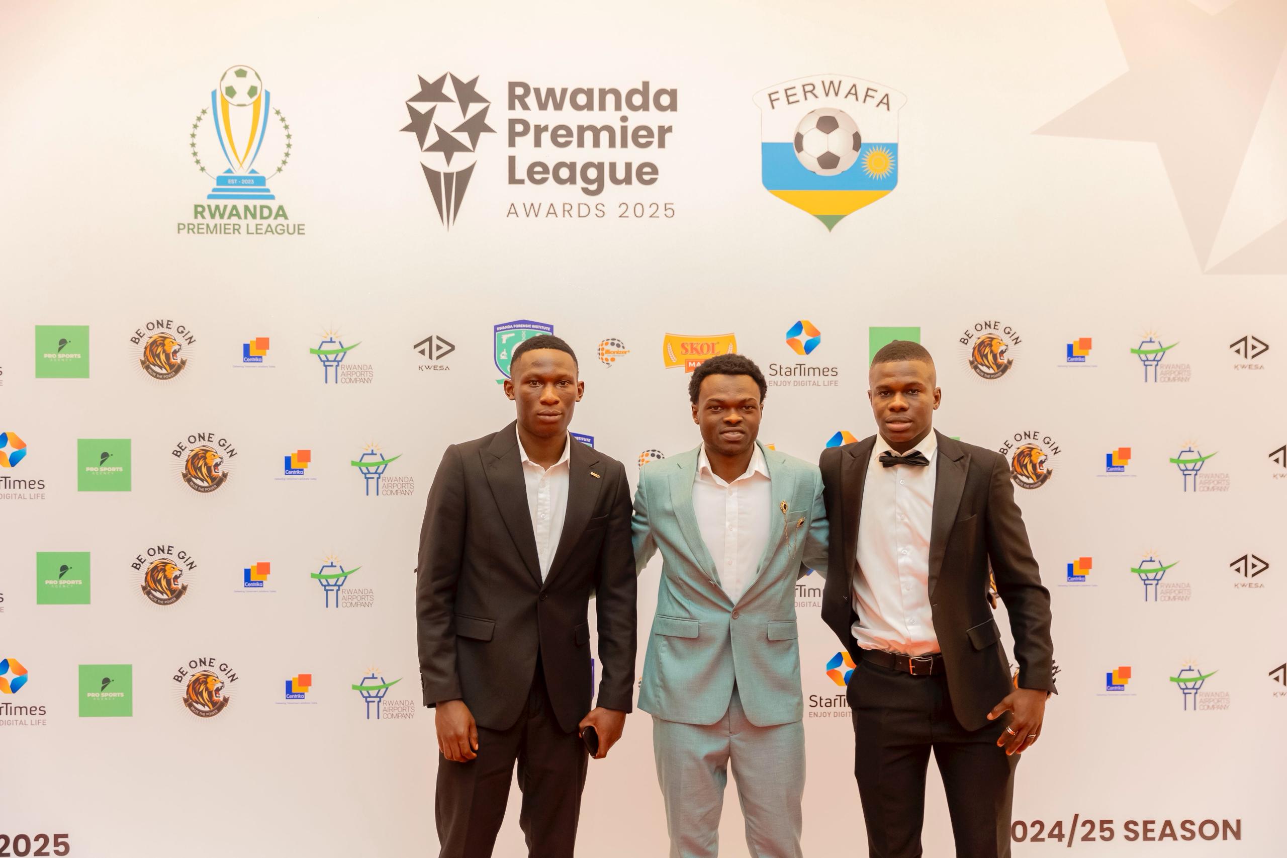 Useni Kiza Seraphin, Mutunzi Darcy na Adama Bagayogo bari bahataniye igihembo cy'umukinnyi mwiza w'umwaka ukiri muto