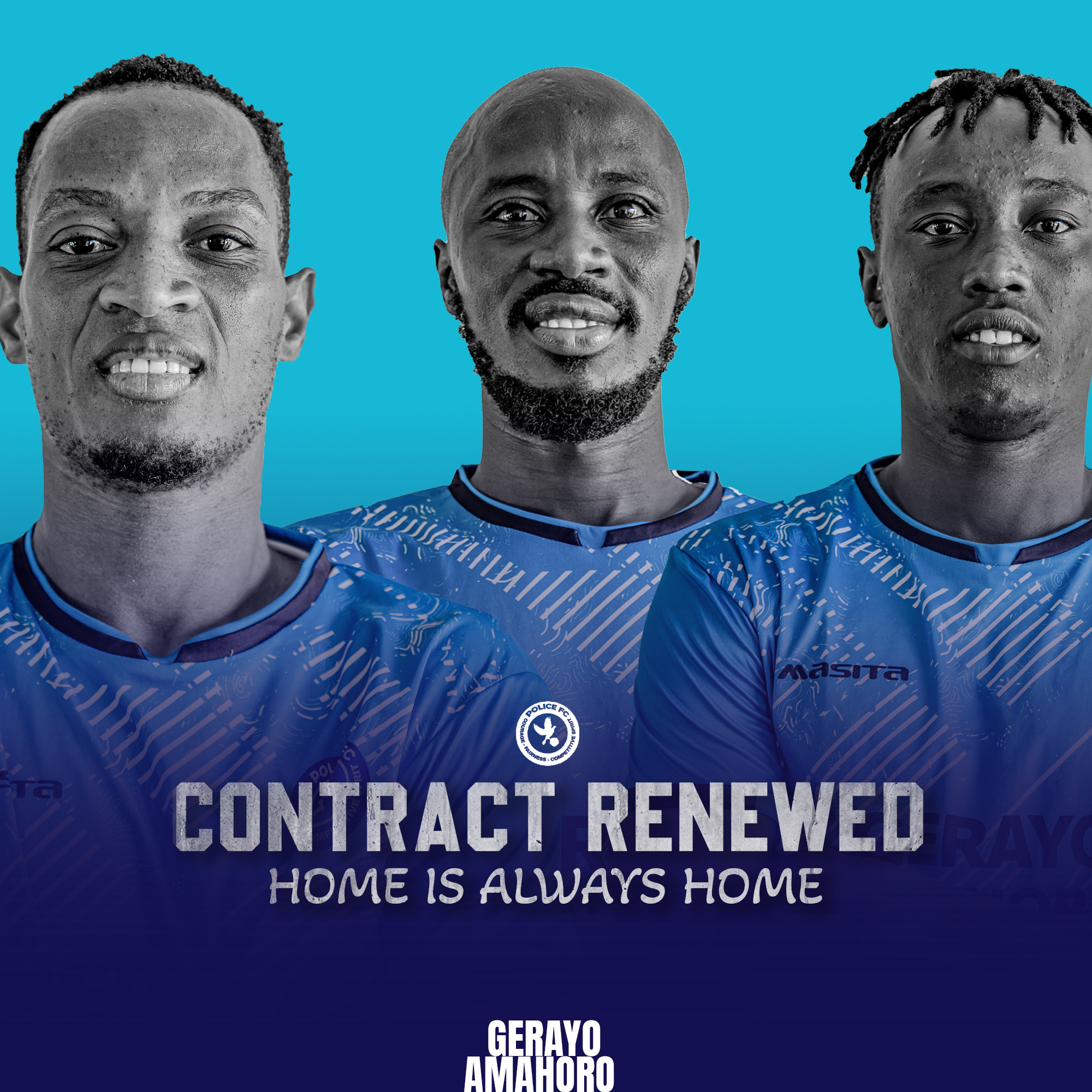 Ndizeye Samuel, Nsabimana Eric na Mugisha Didier bongereye amasezerano muri Police FC 