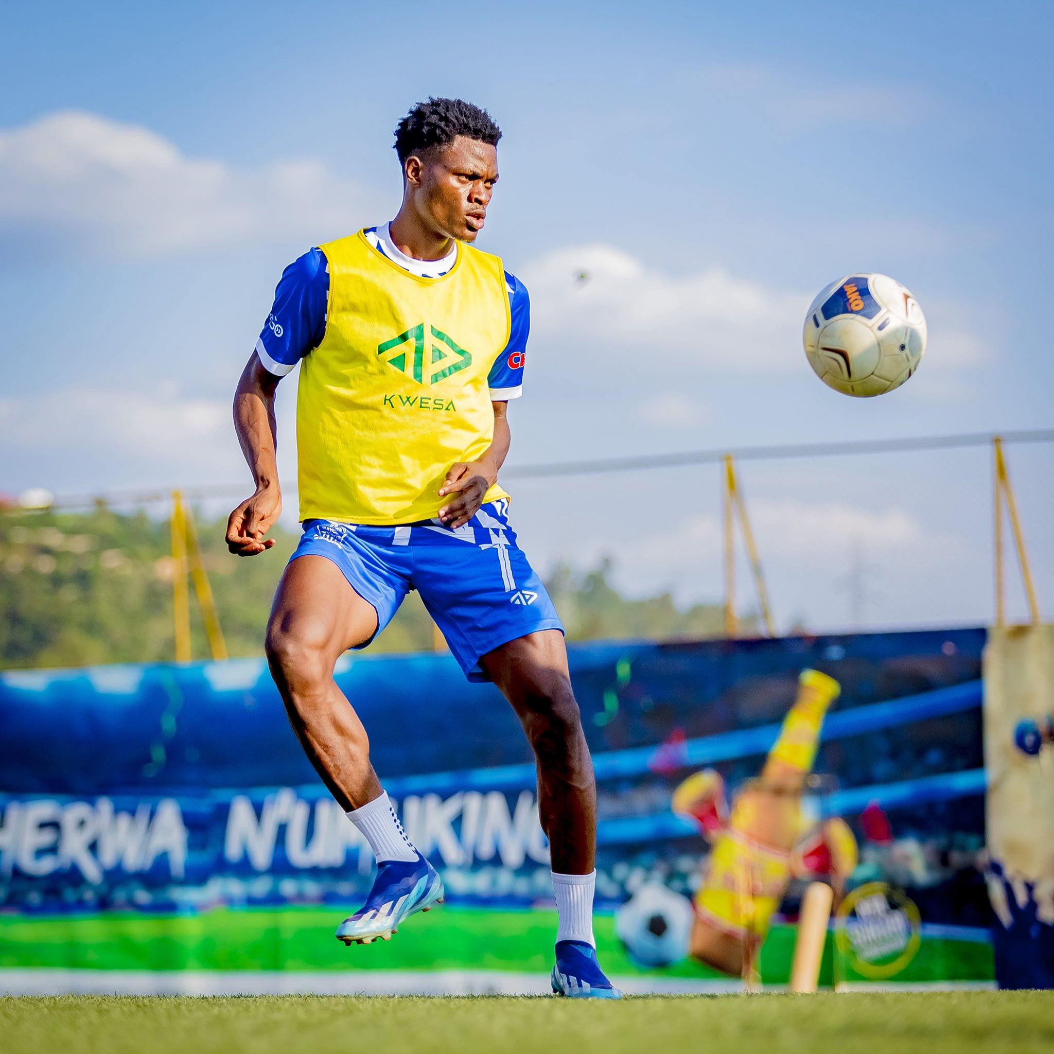 Tambwe Gloire nawe yakoze imyitozo 