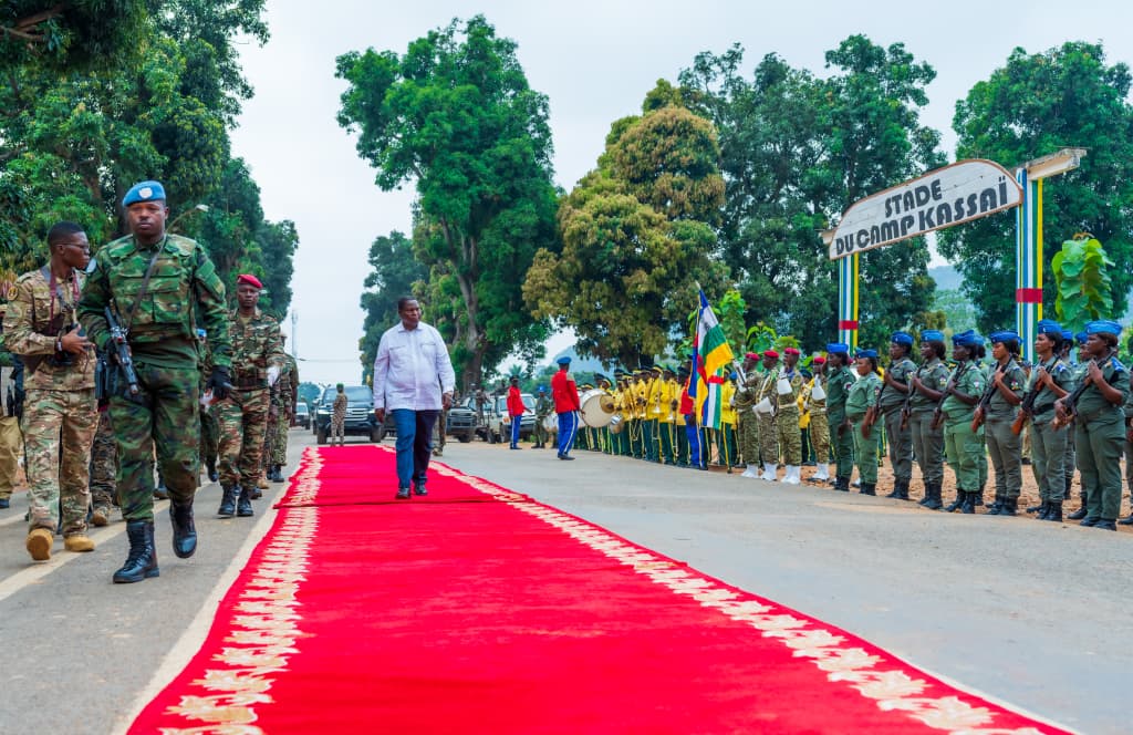 Perezida wa Santrafurika, Prof. Faustin Archange Touadéra ni we wayoboye uyu muhango