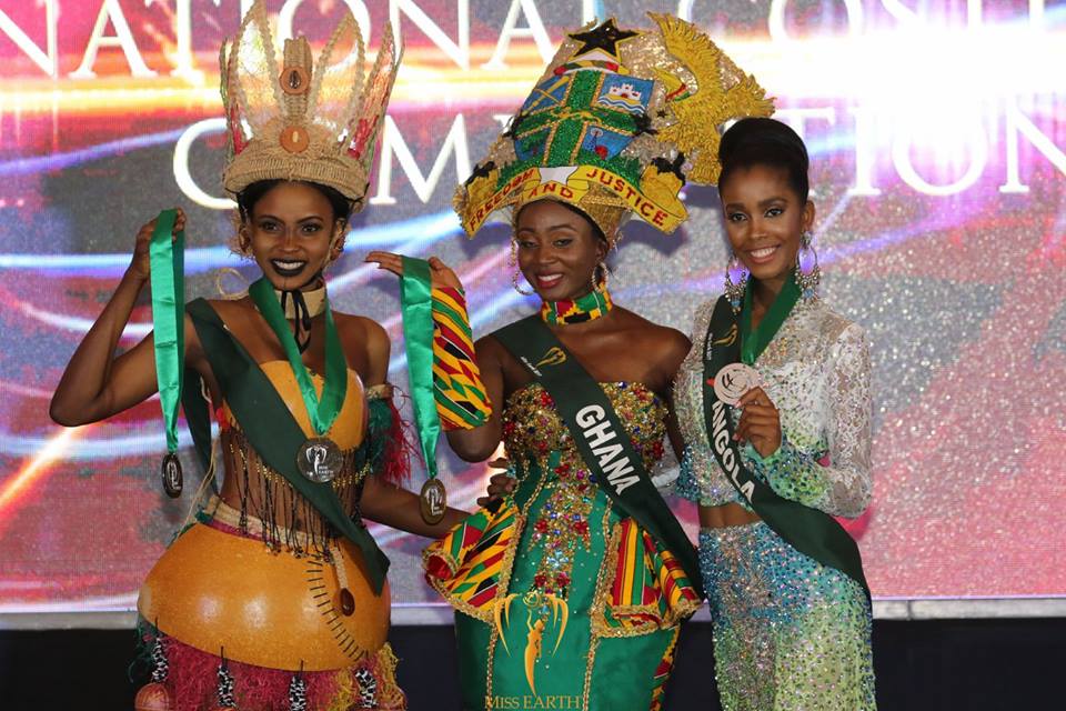 Aba nibo begukanye imidari baturuka muri Africa mu irushanwa ryo kugaragaza umwambaro ugaragaza umuco 