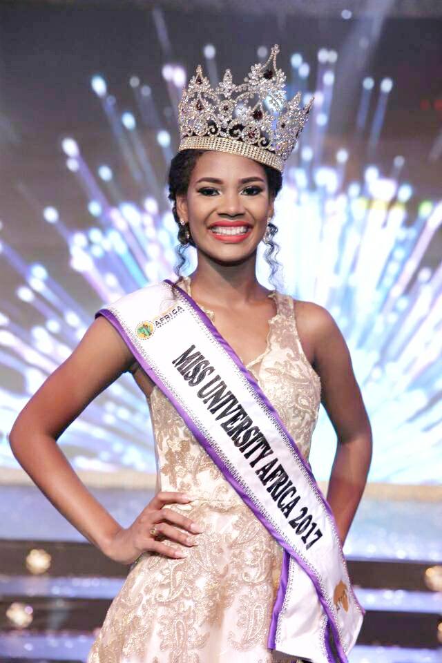 Marie Lorriane Nadal wo mu Birwa bya Maurice niwe wabaye Miss University Africa 2017
