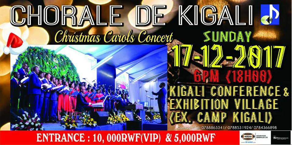 Chorale de Kigali izakora igitaramo ku cyumweru tariki ya 17 Ukuboza 2017