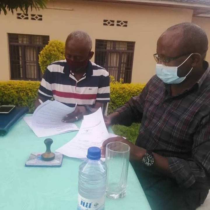 Gatera Moussa yasinye amasezerano y