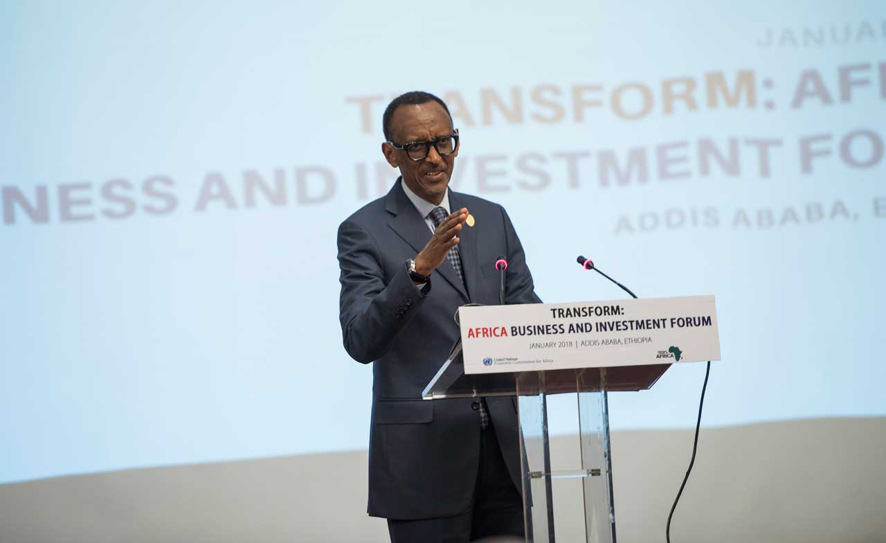 Perezida Kagame mu ihuriro rya Transform: Africa Business and Investment