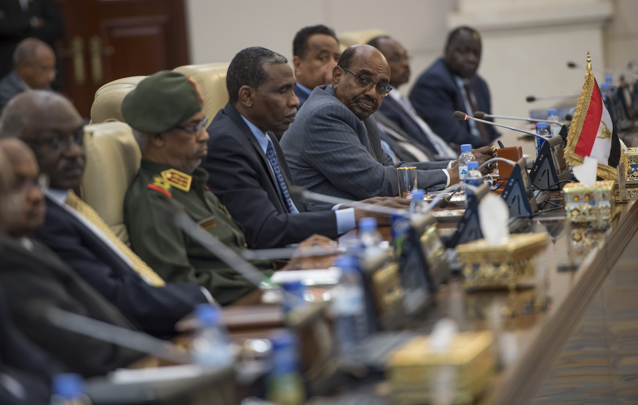 Perezida Bashir niwe wari uyoboye ibi biganiro ku ruhande rwa Sudani