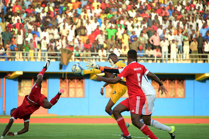 Ubwo yatsindaga ibirwa bya Maurice igitego...