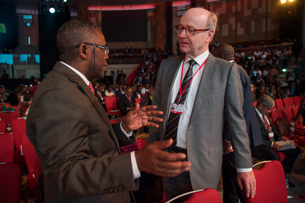 Prof Murenzi ari mu bitabiriye inama ya NEF iteraniye i Kigali